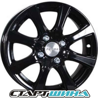 Диски Proma Колизей черный матовый 6x15, PCD 4/108, ET 47.5, DIA 63.4