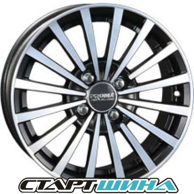 Диски Proma RS2 алмаз матовый 6.5x15, PCD 4/108, ET 27, DIA 65.1