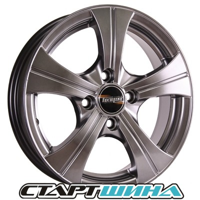 Диски TechLine 410(HB) 5.5x14, PCD 4/100, ET 43, DIA 60.1