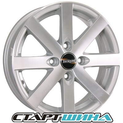 Диски TechLine 412(S) 5.5x14, PCD 4/98, ET 32, DIA 58.6
