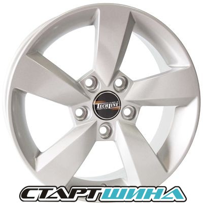 Диски TechLine 543(SL) 6x15, PCD 5/100, ET 40, DIA 57.1