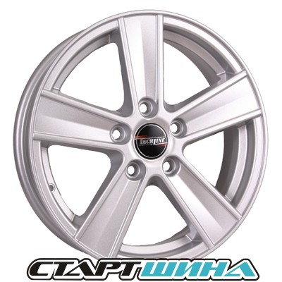 Диски TechLine 604(S) 6.5x16, PCD 5/114.3, ET 50, DIA 67.1