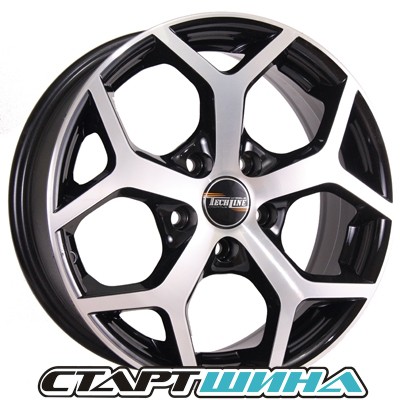Диски TechLine 632(BD) 6.5x16, PCD 5/108, ET 52.5, DIA 63.4
