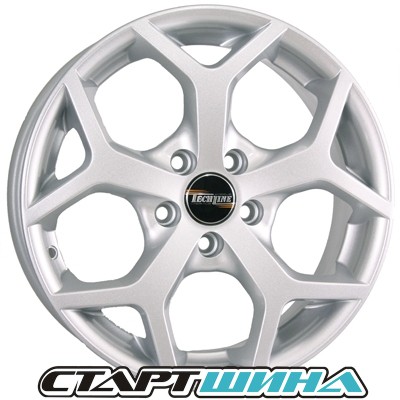 Диски TechLine 721(S) 7.5x17, PCD 5/108, ET 50, DIA 63.4