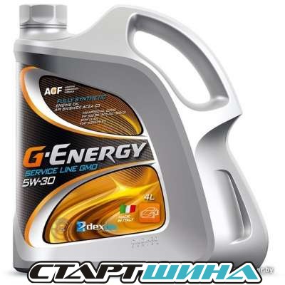 Моторное масло G-Energy Service Line GMO 5W-30 4л купить в рассрочку дешево, цена!