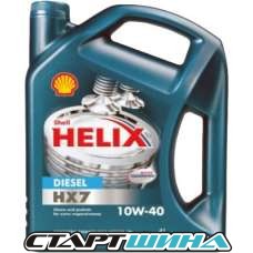 Моторное масло Shell Helix Diesel HX7 10W-40 4л