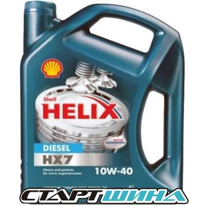 Моторное масло Shell Helix Diesel HX7 10W-40 4л купить в рассрочку дешево, цена!