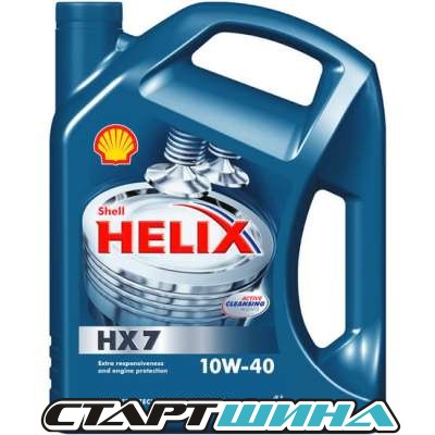 Моторное масло Shell Helix HX7 10W-40 4л купить в рассрочку дешево, цена!