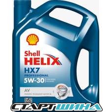 Моторное масло Shell Helix HX7 Professional AV 5W-30 4л