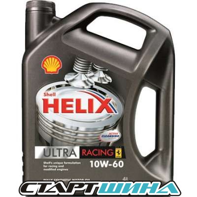 Моторное масло Shell Helix Ultra Racing 10W-60 4л купить в рассрочку дешево, цена!
