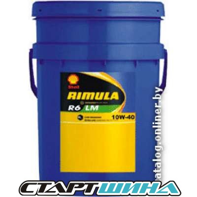 Моторное масло Shell Rimula R6 LM 10W-40 20л купить в рассрочку дешево, цена!